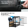 REPTI ZOO 120 Gallon Tempered Glass Reptile Large Terrarium Tank with Black PVC Back Panel - 3 of 4