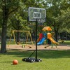 Gymax 45" Shatterproof PC Backboard Basketball Hoop Designed for Outdoors with Convenient Wheelbase - 2 of 4