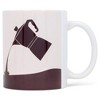 Elanze Designs Coffee is my Spirit Animal 11 Ounce White Ceramic Coffee Mug - 2 of 2