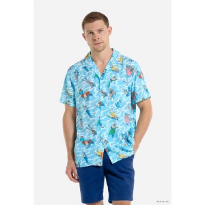 OppoSuits Men's Licensed Shirts - Official - Short Sleeve Hawaiian Shirt - 1 of 4