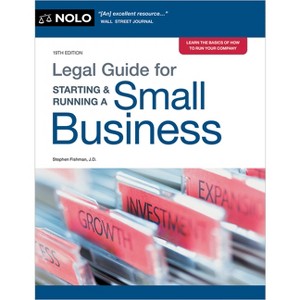Legal Guide for Starting & Running a Small Business - 19th Edition by  Editors Of Nolo (Paperback) - 1 of 1