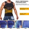 NEBILITY Compression Shirt for Men Slimming Undershirt Body Shaper Tank top for gynomastica Sleeveless Shapewear Vest Men - 2 of 4