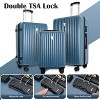 MAYEERTY 3-Piece Hardshell Travel Luggage Set with TSA Lock & Double Spinner Wheels, Large Capacity Rolling Cases, Lightweight Expandable Suitcases - 4 of 4