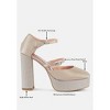 Rhinestones Embellished Platform Mary Jane Women Sandals - 4 of 4