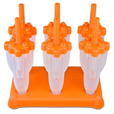 Tovolo Set of 6 Rocket Pop Molds Orange Peel