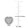 EVERLY JEWELRY | Sterling Silver 1/3 CT Diamond TW Fashion Post Earrings - 2 of 4