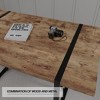 Modern Minimalist Round & Rectangular MDF Dining Table, for Office, Home & Kitchen, Available in Multiple Colors - 4 of 4