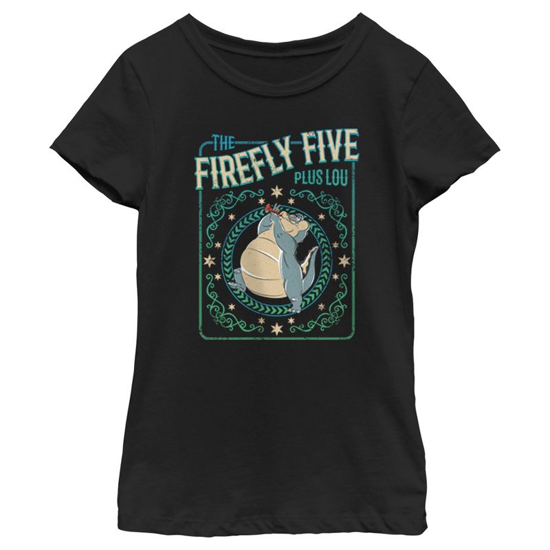Girl's The Princess and the Frog The Firefly Five Plus Lou T-Shirt, 1 of 5