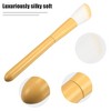 Unique Bargains Travel Blending Foundation Concealer Blusher Makeup Brush Set 8 Pcs - 3 of 4