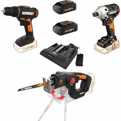 Worx WX911L 20V Power Tool Kit
