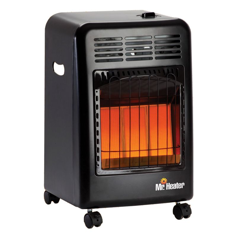 Mr. Heater 450 sq ft Propane Portable Portable Heater 18000 BTU, 1 of 2