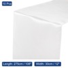 Unique Bargains Wedding Banquet Satin Smooth Soft Shiny Table Runner 12 x 108 Inch 10 Pcs - 2 of 4
