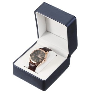 Unique Bargains PU Leather Soft Portable Travel 1 Slot Watch Storage Case - 1 of 4