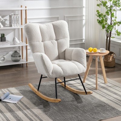 Target grey 2025 rocking chair