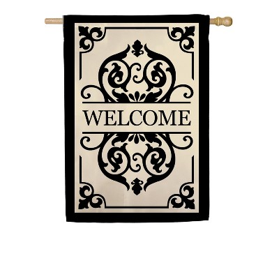 Cambridge Welcome House Applique Flag