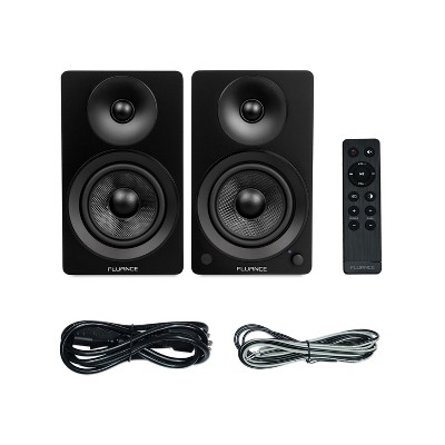 Fluance Ai61 Powered 2-Way 2.0 Stereo Bookshelf Speakers with 6.5" Drivers, 120W Amp for Turntable, TV, PC, Bluetooth - Thumbnail 3