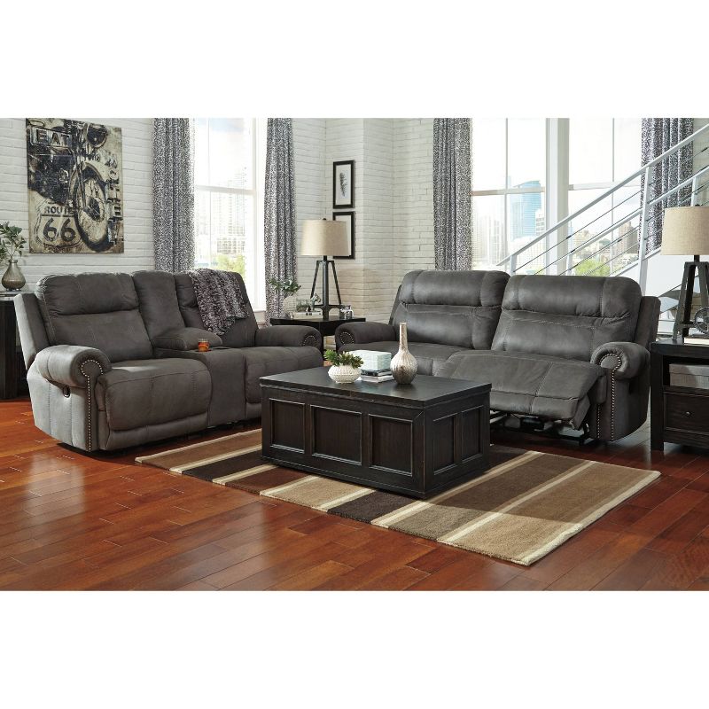 Austere 2 Seat Recliner Sofa Gray - Signature Design by Ashley, 5 of 7
