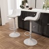 YOUNIKE Bar Stools Set of 2 Modern Armless Counter Height Barstools Adjustable Swivel Bar Chairs - 4 of 4