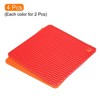 Unique Bargains Silicone Heat Resistant Multi-purpose Trivet Mat 4 Pcs - 3 of 4