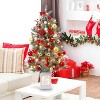 3FT Pre-lit Artificial Small Christmas Tree with Lighting Base - 2 of 4