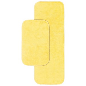 2pc Traditional Nylon Washable Bathroom Rug Set - Garland Rug - 1 of 4