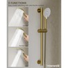 YAWWALK 3-Spray Wall Bar Shower Kits 1.8 GPM with Handheld Shower - 4 of 4