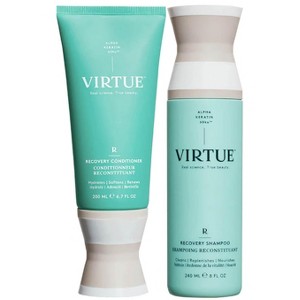 VIRTUE RECOVERY Shampoo (8 oz) & Conditioner (6.7 oz) Duo Set For Dry, Damaged and Coloured Hair Kit.. - 1 of 3