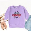 The Juniper Shop Eat Sleep Gymnastics Repeat Toddler Sweatshirt - 3 of 4
