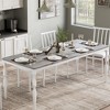 Rectangular Dining Table for 6, 78 Inch Rustic Farmhouse Kitchen Table with Large Tabletop - 4 of 4