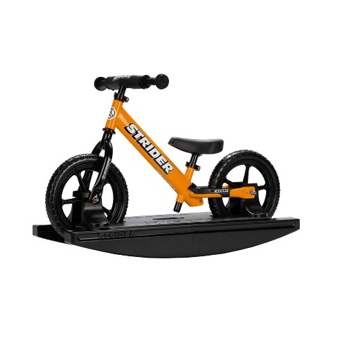 Strider 12 Kids' Sport 2-in-1 Rocking Balance Bike - Black/orange : Target