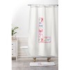 Deny Designs April Lane Art Fancy Bow Monogram Shower Curtain - 3 of 3