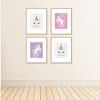 Big Dot of Happiness Rainbow Unicorn - Unframed Magical Unicorn Nursery and  Kids Room Linen Paper Wall Art - Set of 4 - Artisms - 8 x 10 inches