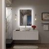 Apmir Super Bright 192 LEDs/m Back LED Lighted Anti-Fog Tempered Glass Bathroom/Vanity Mirror with ETL & 3-Year Warranty - 2 of 4