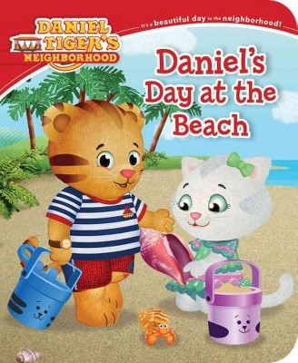 Daniel's Day at the Beach ( Daniel Tiger's Neighborhood) - by Becky Friedman (Board Book)