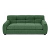 Bencmate Pet Beds Dark Gray Soft Comfortable Dog Sofa with Backrest Armrests Standard Size for Living Room Bedroom, Green, 38.5"*22.5"*13.5" - 2 of 4