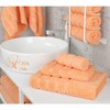 American Soft Linen Luxury Turkish 3 Piece Towel Set, 100% Cotton Soft Absorbent Bath Towels for Bathroom - 2 of 4