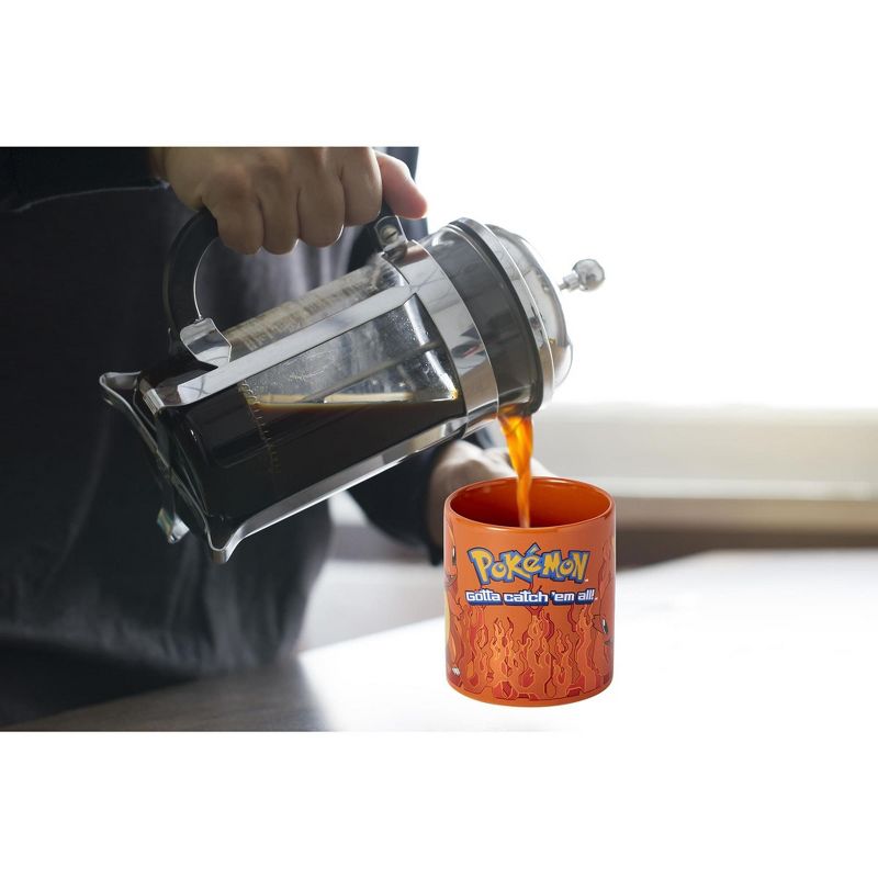 Just Funky Pokémon Charmander Orange Foil Print Ceramic Coffee Mug | Holds 20 Ounces, 5 of 7