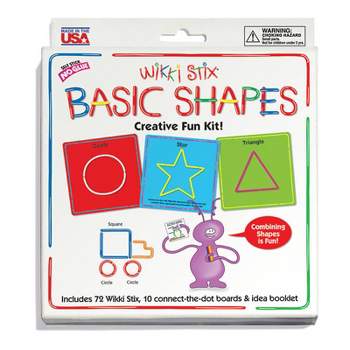 Wikki Stix Basic Shapes Cards Kit