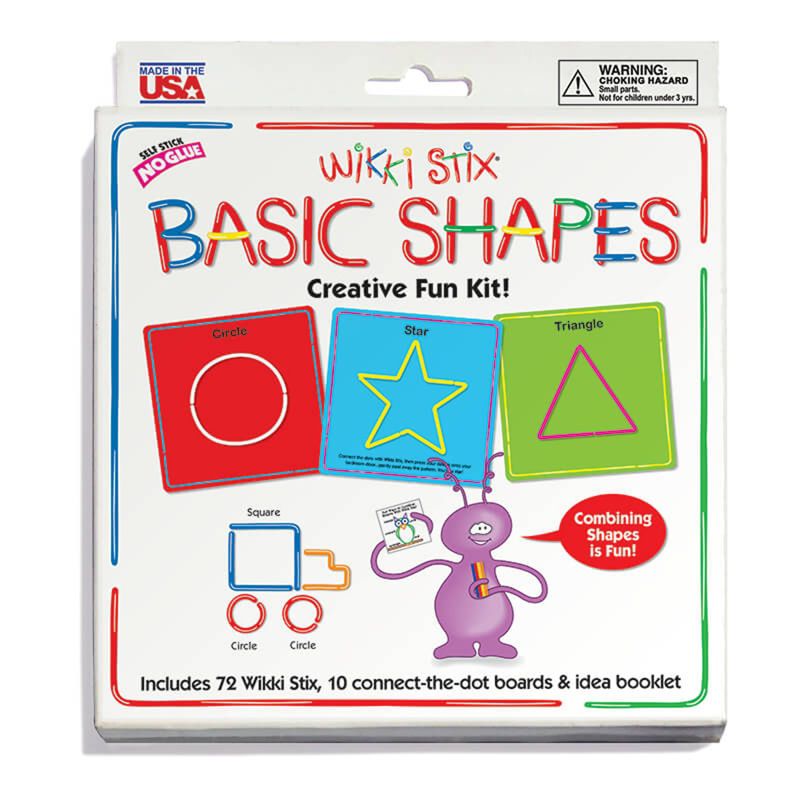 Wikki Stix Basic Shapes Cards Kit, 1 of 4