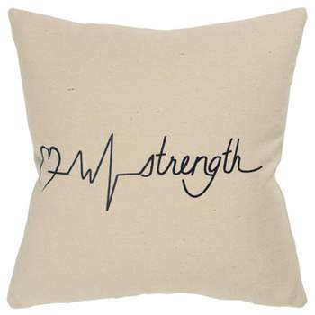 20"x20" Oversize Strength Poly Filled Square Throw Pillow - Rizzy Home