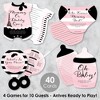 Big Dot of Happiness Paris, Ooh La La - 4 Paris Themed Baby Shower Games - 10 Cards Each - Gamerific Bundle - 2 of 4