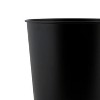 LunaLulinlk 2 Pack 1.3 gal Iron Bathroom Trash Can, Matte Black - 4 of 4