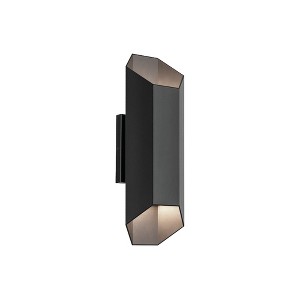 Estella - 16W 2 LED Outdoor Wall Mount In Minimalist Style-16.5 Inches Tall and 6 Inches Wide - 1 of 4
