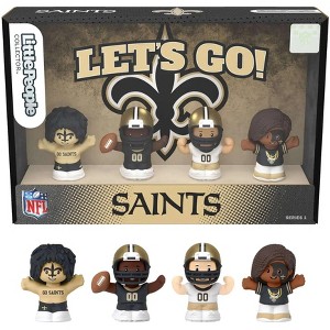 Fisher Price Little People x NFL Collector New Orleans Saints Figure 4-Pack - 1 of 3