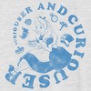Women's Alice in Wonderland Distressed Curiouser and Curiouser Racerback Tank Top - 2 of 4