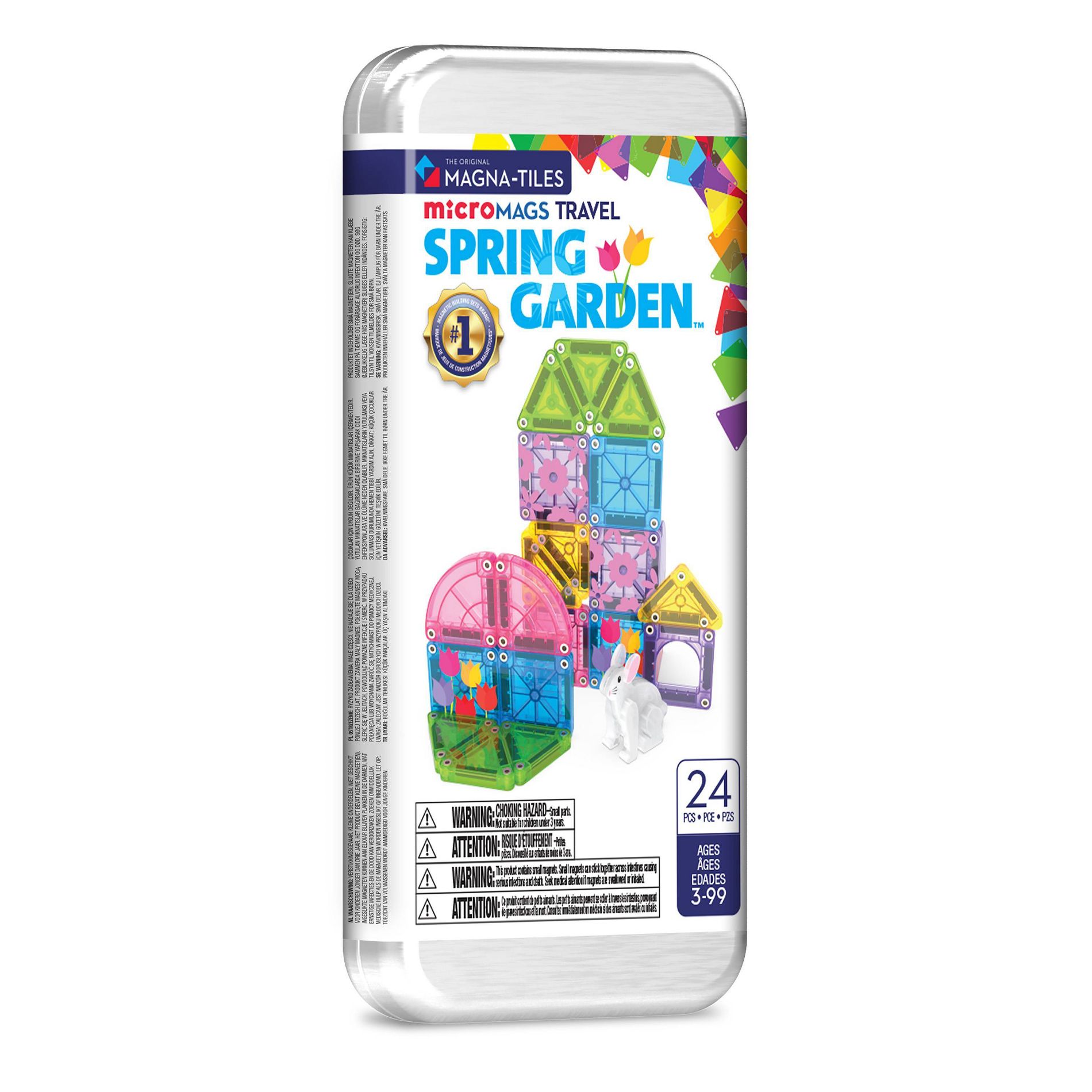Magna-Tiles MicroMAGS Travel Set - Spring Garden