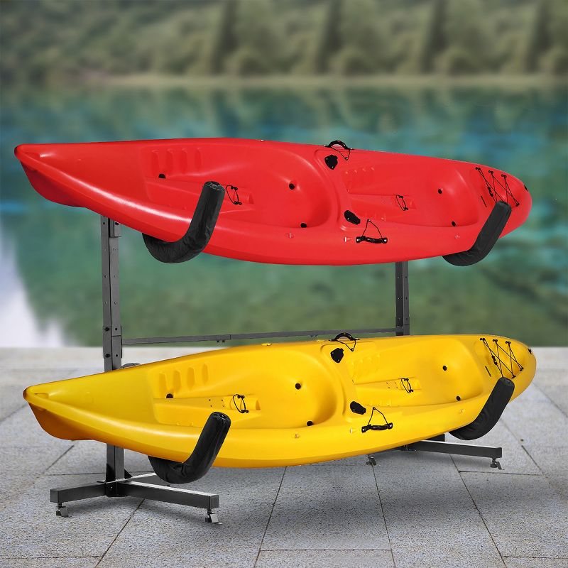 Leisure Sports Freestanding Kayak and SUP Rack - Black, 5 of 8