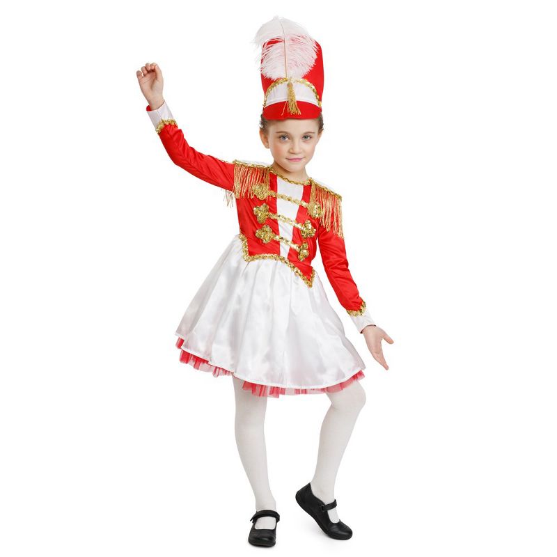 Dress Up America Drum Majorette Costume for Girls - Marching Band Uniform, 3 of 4