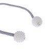 Unique Bargains Magnetic Buckle Large Faux Pearl Curtain Strap Polyester Rare Earth Magnet 2 Pcs - 3 of 4