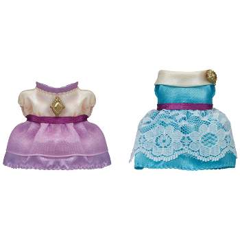 Calico Critters Town Series Dress Up Set, Lavendar and Aqua Fashion Doll Accessories